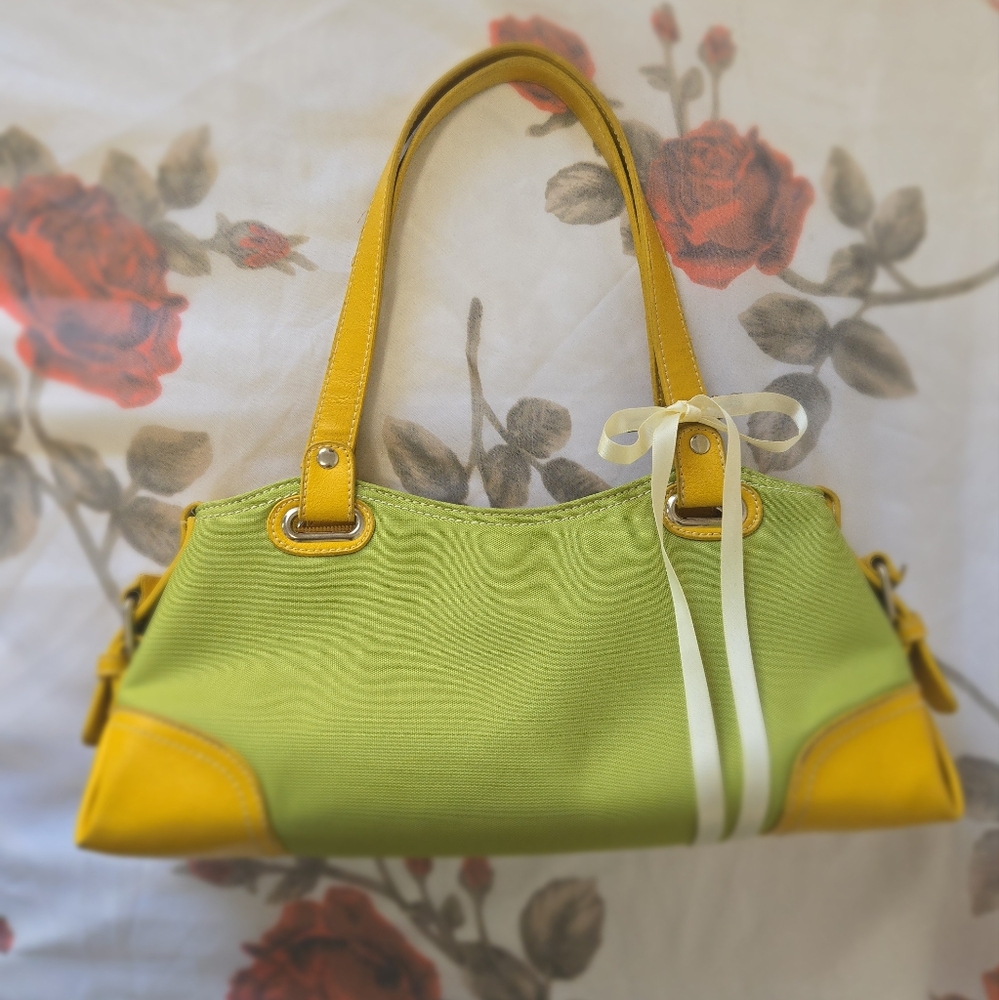 Green and Yellow Purse